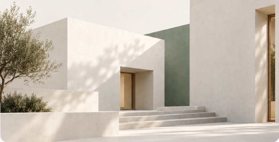 A managed residential property entrance